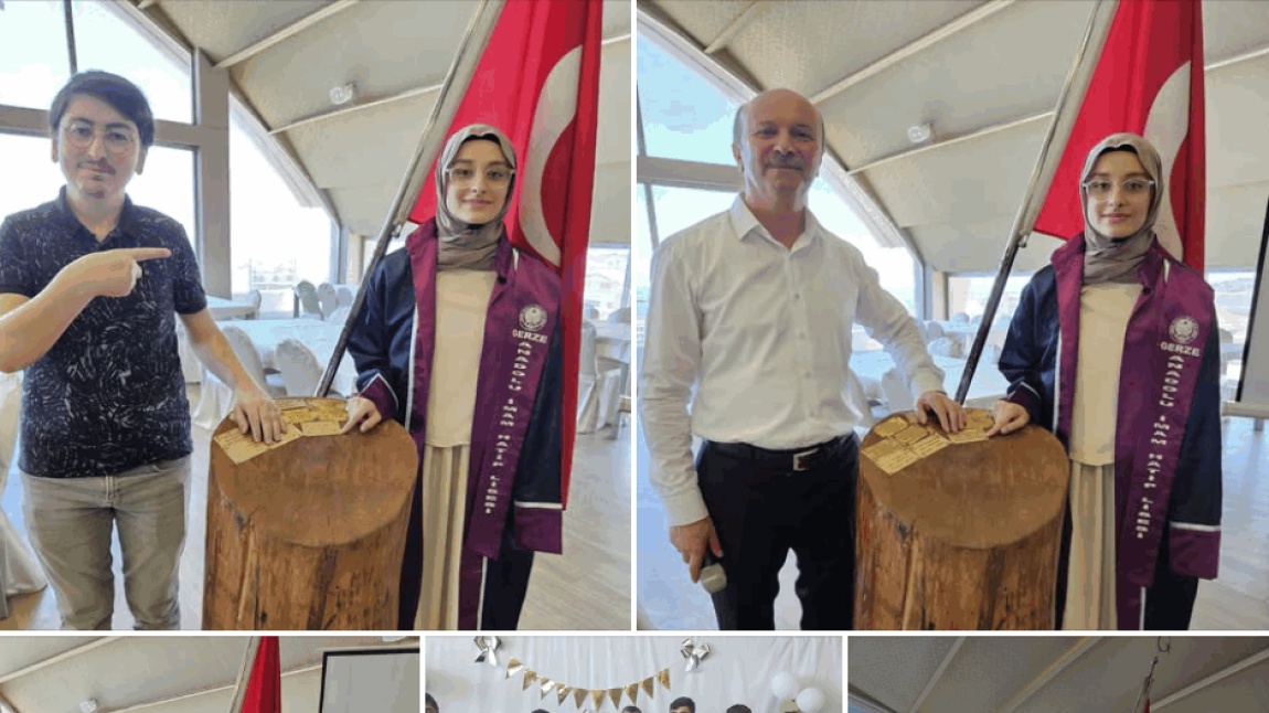 12. SINIFLARIMIZ İÇİN MEZUNİYET TÖRENİ DÜZENLEDİK.